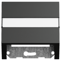 cubier.datos anil.fij. + CR System 70 negro m(pint.)