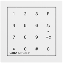 mód.teclado códigos Gira Keyless In System 70 blanco m(pint.)