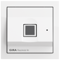 mód.huella dactilar Gira Keyless In System 70 blanco