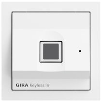 mód.huella dactilar Gira Keyless In System 70 blanco m(pint.)