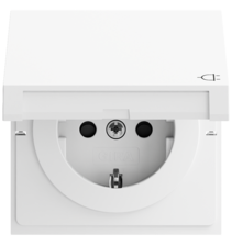 SCHUKO b.ench. TA + SP System 70 blanco m(pint.)
