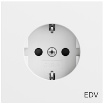 SCHUKO insc.EDV + SP System 70 blanco m(pint.)