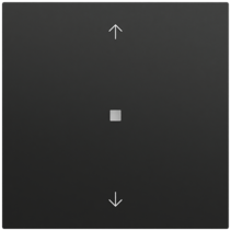mód.sf.mando RF Multi 1e flechas KNX System 70 negro m(pint.)
