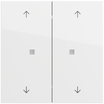 ps. tec.basc. 2e flechas OneKNX System 70 blanco
