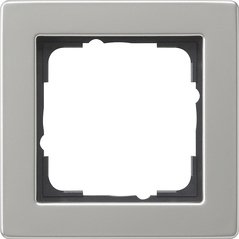 marco cob. 1e Gira E2 acero inoxidable