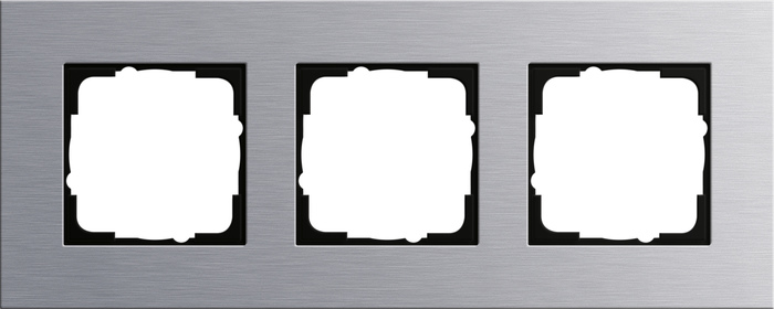 marco cob. 3e Gira Esprit aluminio