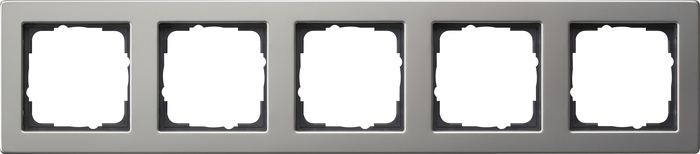 marco cob. 5e Gira E2 acero inoxidable