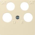 placa central 4e Accesorios crema