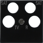 placa central 4e Accesorios negro