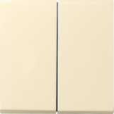 tec.basc. 2e + jg.IP44 Standard 55, Gira E2 crema