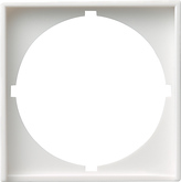 marco adapt. redondo 50x50 mm System 55 blanco