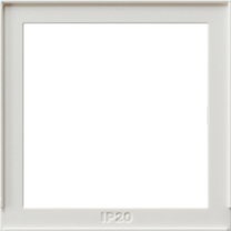 marco adapt. Gira TX_44 p. Sys55 comp. Gira TX_44 blanco