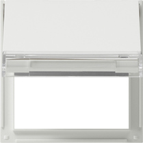marco adapt. TA + CR Gira TX_44 (IP44) blanco