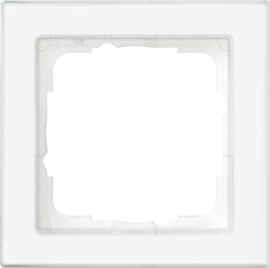 marco cob. 1e completam.rotulable Gira E2 transp./blanco