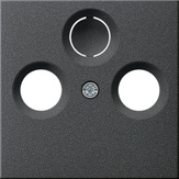 cub. caja con.antena coax. System 55 antracita