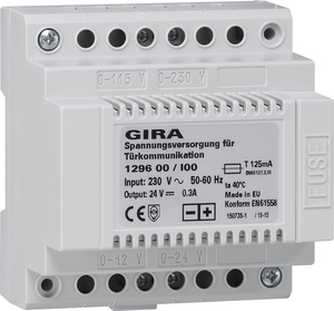 alim.eléctrica 24 V CC 300 mA c.DIN Electrónicos
