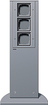 colum.alim. 3 un.libres 491 mm Columna d´energie Gira c.alum.