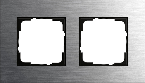 marco cob. 2e Gira Esprit acero inoxidable