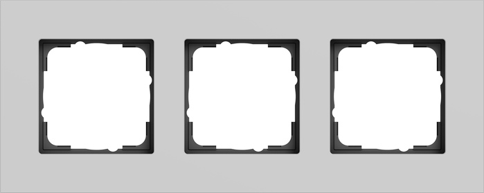 marco cob. 3e Gira Esprit alum.gris m(pint.)