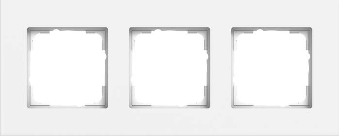 marco cob. 3e Gira Esprit alum.blanco m(pint.)