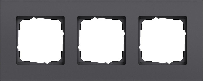 marco cob. 3e Gira Esprit alum.antracita(pint.)