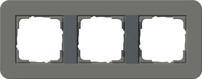 marco cob. 3e Gira E3 gris osc./antra.