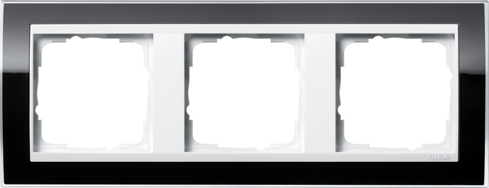 marco cob. 3e marco interm. BL Gira Event Clear negro
