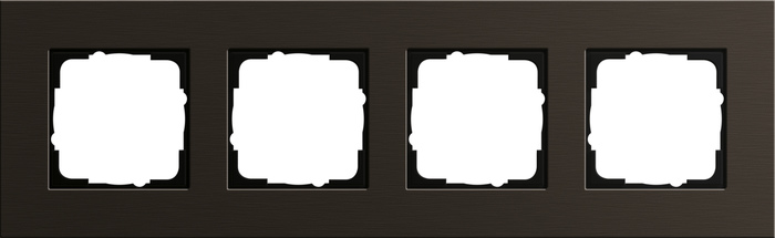 marco cob. 4e Gira Esprit alum.marrón(anod.)