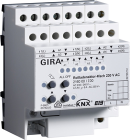 act.pers.enroll. 4e 230 V CA acc.man. KNX Carril DIN