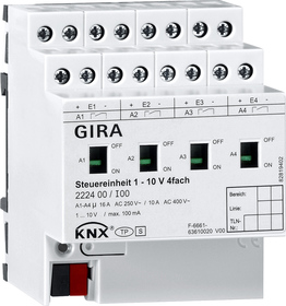 un.ctrl. 1-10 V 4e acc.man. KNX
