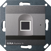 lect.huella dactilar Gira Keyless In System 55 antracita