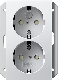 dub.SCHUKO SH p. caja mec.ET 1e System 55 blanco