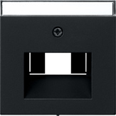 cub. CR UAE/IAE + caja conex.red System 55 negro m