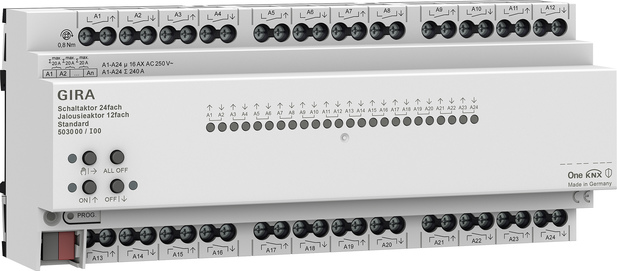 act.conmut./pers. 24e/12e 16 A Std OneKNX Carril DIN