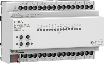 act.conmut./pers. 16e/8e 16 A c.DIN Kmf KNX Secure