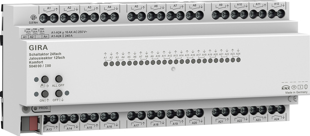 act.conmut./pers. 24e/12e 16 A c.DIN Kmf KNX Secure