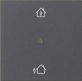 mód.sf.mando RF 1e modo calef. KNX System 55 antracita