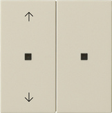 mód.sf.mando RF 2e flechas KNX System 55 crema