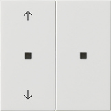 mód.sf.mando RF 2e flechas KNX System 55 blanco