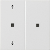 mód.sf.mando RF 2e flechas KNX System 55 blanco m