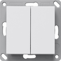 transm.par. RF 2e KNX System 55 blanco m
