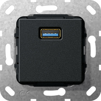 USB 3.0 A acopl. Mecanismo negro m