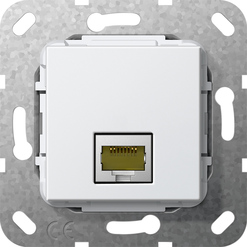 CM RJ45 cat.6A 10 Gb Mecanismo blanco