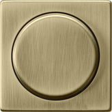 placa botón System 55 bronce