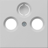 cub. caja con.antena coax. System 55 gris m