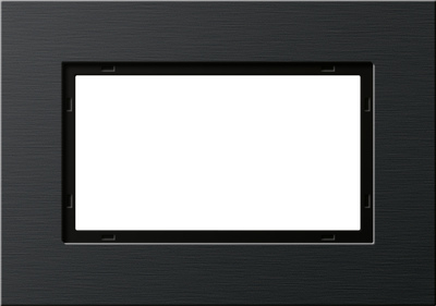 marco cob. 1,5e Gira Esprit alum.negro(anod.)