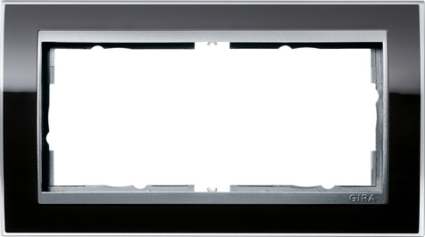 marco cob. 2e s.LC marco interm. c.alum. Gira Event Clear negro