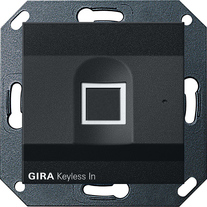 lect.huella dactilar Gira Keyless In System 55 negro m