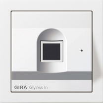 lect.huella dactilar Gira Keyless In Gira F100 blanco