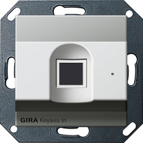 lect.huella dactilar Gira Keyless In System 55 acero inox.(pint.)